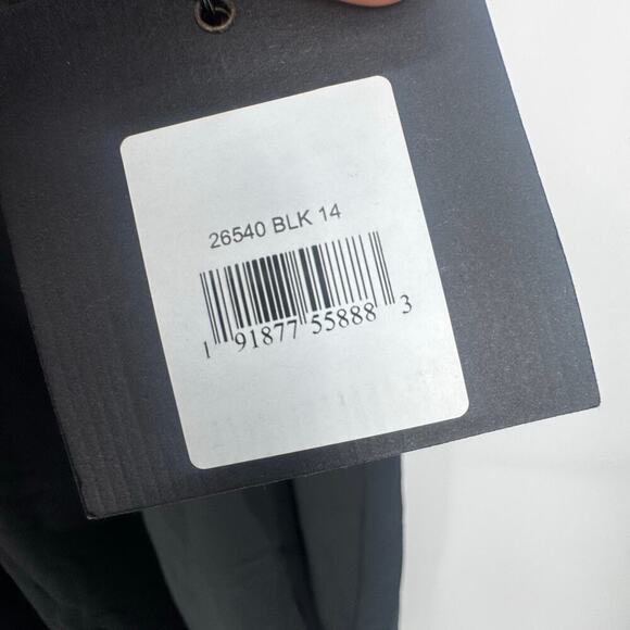 Mac Duggal Beaded V-Neck Cap Sleeve Thigh High Slit A-Line Gown Size 14 NWT - Picture 10 of 11